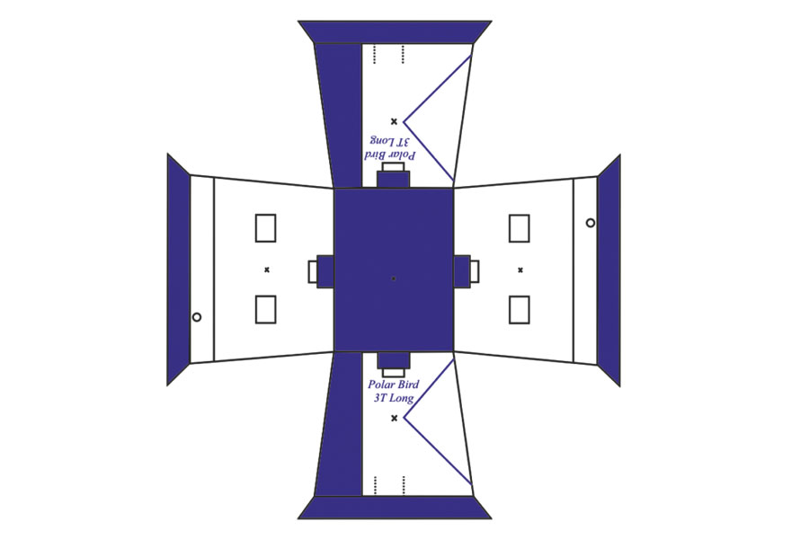 Палатка "Polar Bird 3Т long" КОМПАКТ